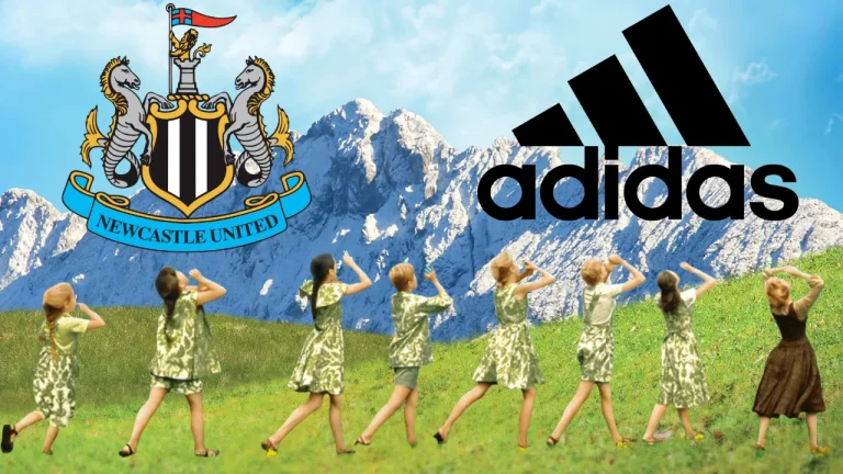 Newcastle boys pictured wearing your Nan’s curtains in latest image from Adidas HQ
