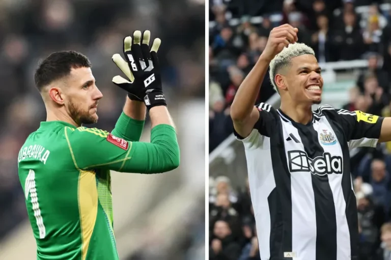 Martin Dubravka visibly moved by Newcastle United gesture as William Osula raises the roof
