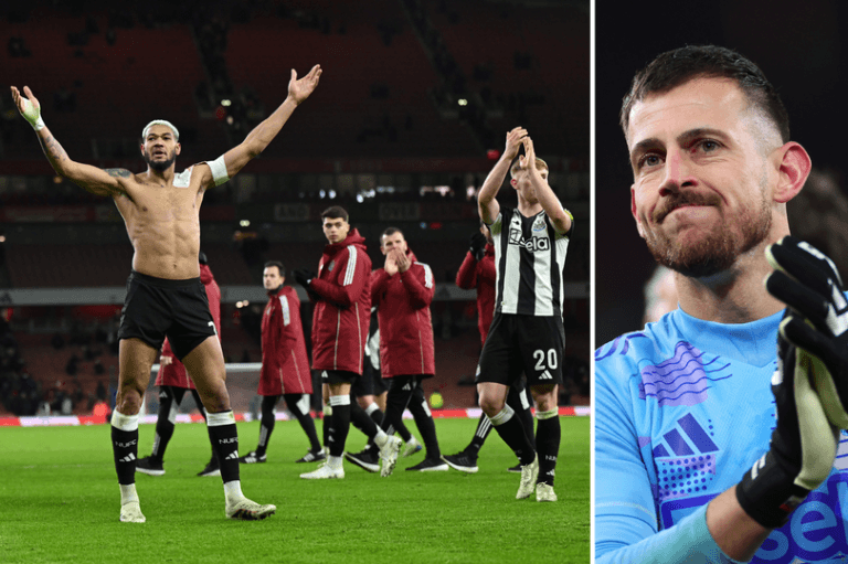 What Arsenal crowd did spoke volumes as emotional Martin Dubravka consoled by Newcastle star
