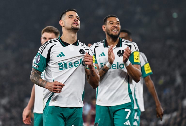 Bruno Guimaraes sends message to Gordon on social media after he returns in Newcastle’s thrashing of Man United