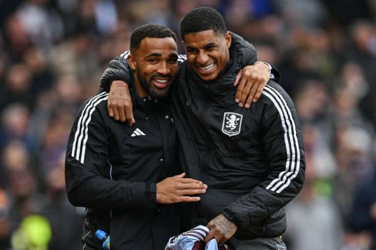 Marcus Rashford sends 6-word message to Newcastle star after Aston Villa win
