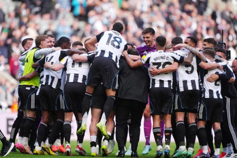 Emotional scenes & tearful goodbye after Newcastle are rescued by Manchester United
