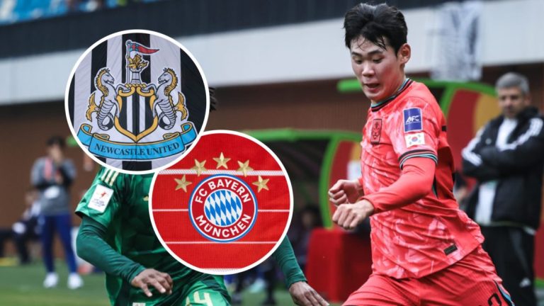 He had trials with Bayern Munich last year, now he is signing for Newcastle United