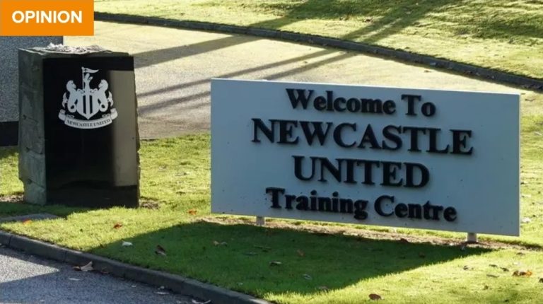 Alexander Isak farce banner outside training ground – Who inspire the genius with this was a great idea?