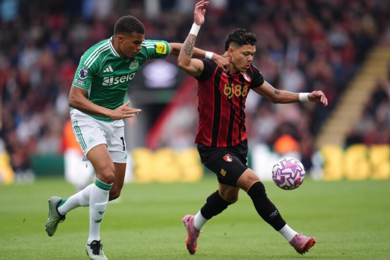 What Nick Woltemade told Malick Thiaw at full-time and Bournemouth boss complaint