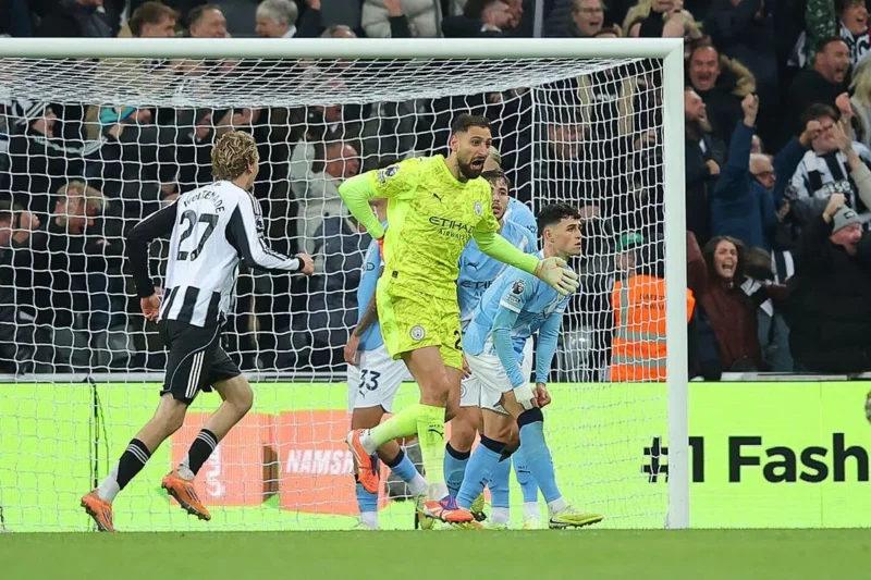 Scary Yoane Wissa images emerge as Man City star Ruben Dias rattled by ‘weird’ Newcastle moment