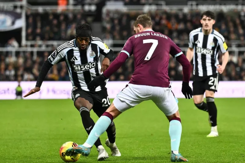 Training ground truth emerges for Bruno Guimaraes as Tino Livramento and Anthony Elanga clash